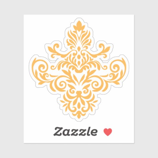 Sticker Traditional Tattoo Art Inspired Design (Feuille)