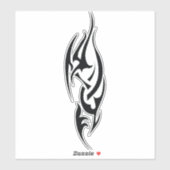 Sticker Traditional Tattoo Art Inspired Design (Feuille)