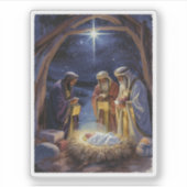 Sticker Traditional Three Wise Men Nativity (Devant)