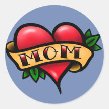 Sticker traditionnel maman tatouage