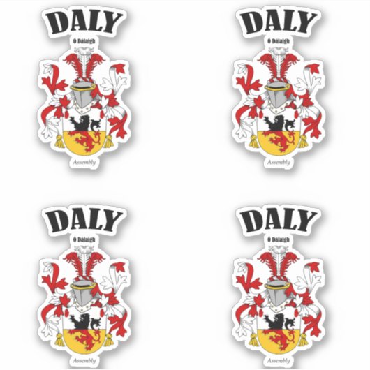 Sticker Traduction et signification irlandaises de Daly Cr (Devant)