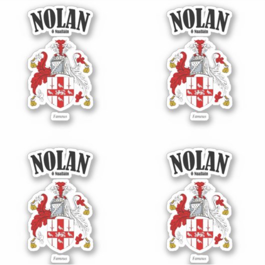 Sticker Traduction et signification irlandaises de Nolan C (Devant)