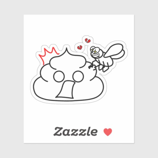 Sticker Trahison - Brootsch le PooPoo (Feuille)