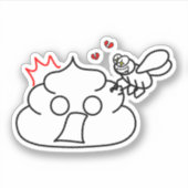 Sticker Trahison - Brootsch le PooPoo (Devant)
