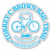 Sticker Trail Brown Torrey C (cyclisme) (Devant)