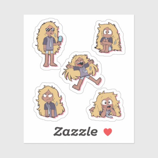 Sticker train à débordement (Feuille)