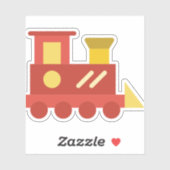 Sticker train de jouets (Feuille)