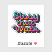 Sticker Traînée (Feuille)