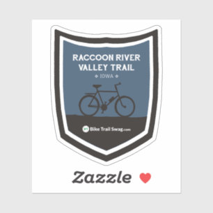 Sticker Traînée de River Valley de raton laveur