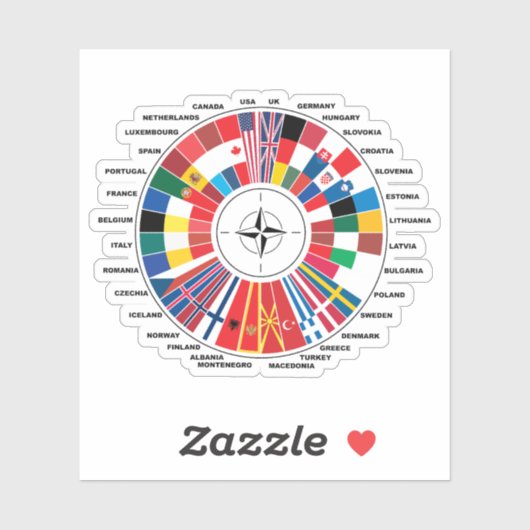 Sticker Traité atlantique (Feuille)