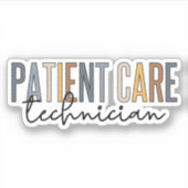 Sticker Traitement des patients Technicien Dons PCT (Devant)