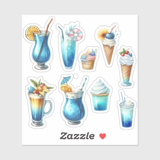 Sticker Traitements d'été (Feuille)