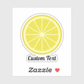 Sticker Tranche de citron (Feuille)