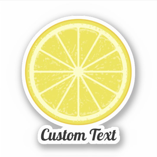 Sticker Tranche de citron (Devant)