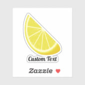 Sticker Tranche de citron (Feuille)