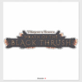 Sticker Tranche noire (Feuille)