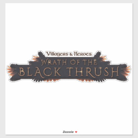 Sticker Tranche noire (Feuille)