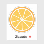Sticker tranche orange (Feuille)