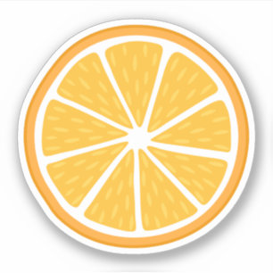Sticker tranche orange