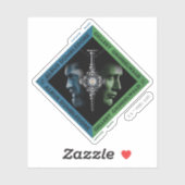 Sticker Tranche sanguine Dumbledore & Grindlewald Graphiqu (Feuille)