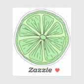 Sticker Tranches de chaux (Feuille)