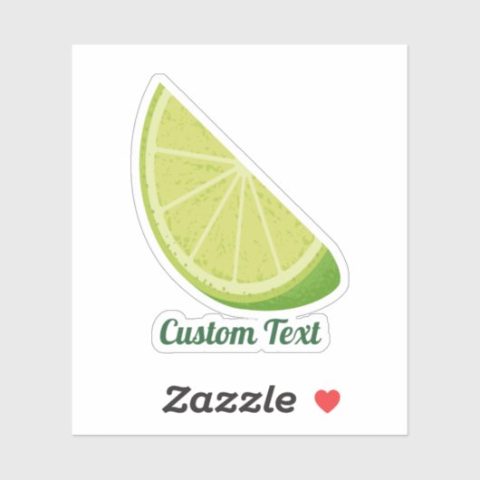 Sticker Tranches de chaux (Feuille)