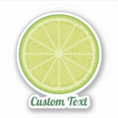 Sticker Tranches de chaux (Devant)