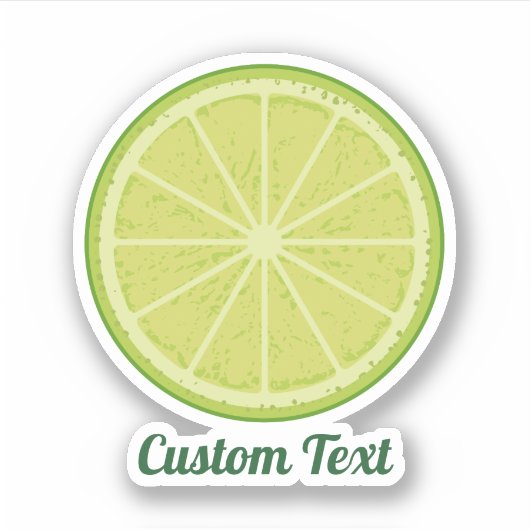 Sticker Tranches de chaux (Devant)