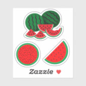 Sticker Tranches de pastèque (Feuille)