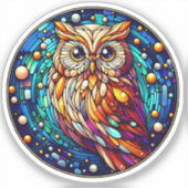 Sticker Tranquillité dans le banc de verre et les fleurs s (Recto)