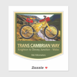 Sticker Trans Cambrian Way (vélo2)