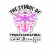 Sticker Transformation Beauty Nature Insect Dragonflies Dr (Devant)