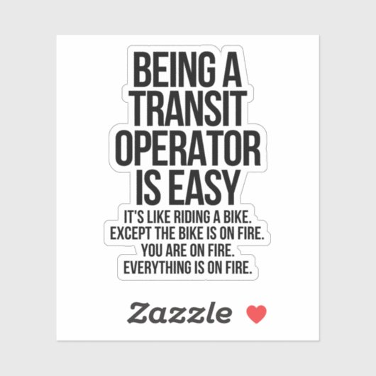 Sticker Transit operator (Feuille)