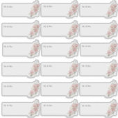 Sticker Transparent Guest Adresse H2 Dusty Roses (Devant)