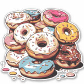 Sticker transparent pour les donuts (Devant)