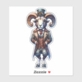 Sticker transparent pour mouton à vapeur (Feuille)