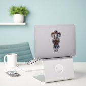 Sticker transparent pour mouton à vapeur (Ordinateur portable sur le bureau)
