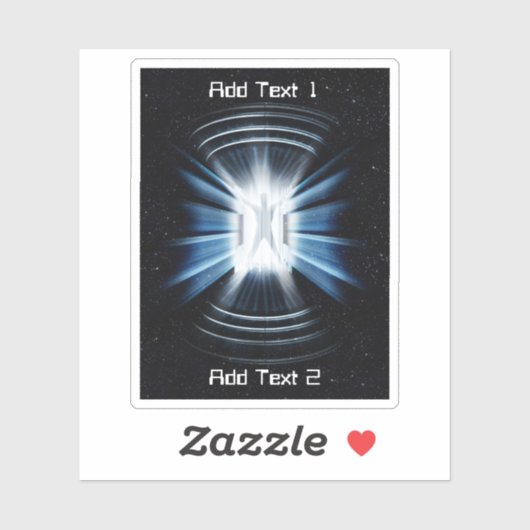 Sticker Transporteur spatial (Feuille)