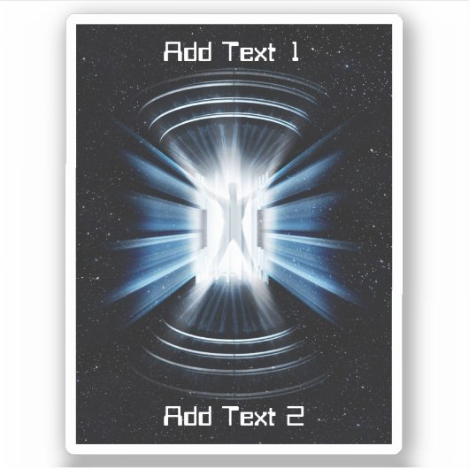 Sticker Transporteur spatial (Devant)