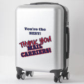 Sticker Transporteurs de courrier Merci Vous êtes le meill (Sur valise)