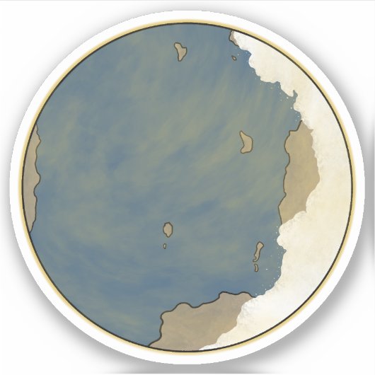 Sticker TRAPPIST-1 e (Devant)