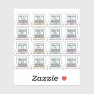 Sticker Travail Dans Office Rappel Du Planificateur Jours 