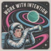 Sticker Travailler avec Intention (Devant)