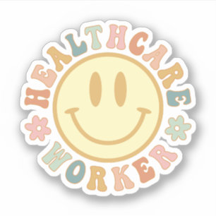 Sticker Travailleur de santé, infirmière, médecin, soins d