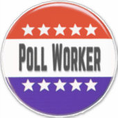 Sticker Travailleur de sondage (Devant)