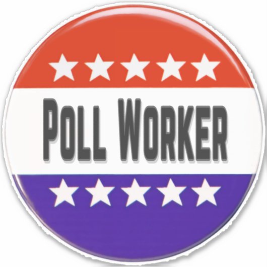 Sticker Travailleur de sondage (Devant)