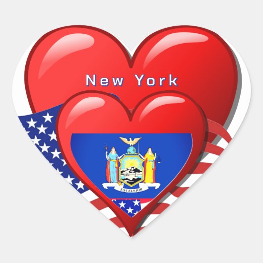 Sticker Travel New York Love (Devant)