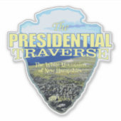 Sticker Traverse présidentielle (flèche) (Devant)