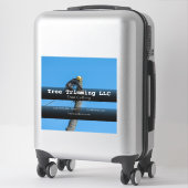 Sticker Tree Cutting société véhicule de la publicité d'en (Sur valise)