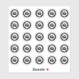 Sticker Tree Nut Free Wedding Place Card Mini Food Allergy